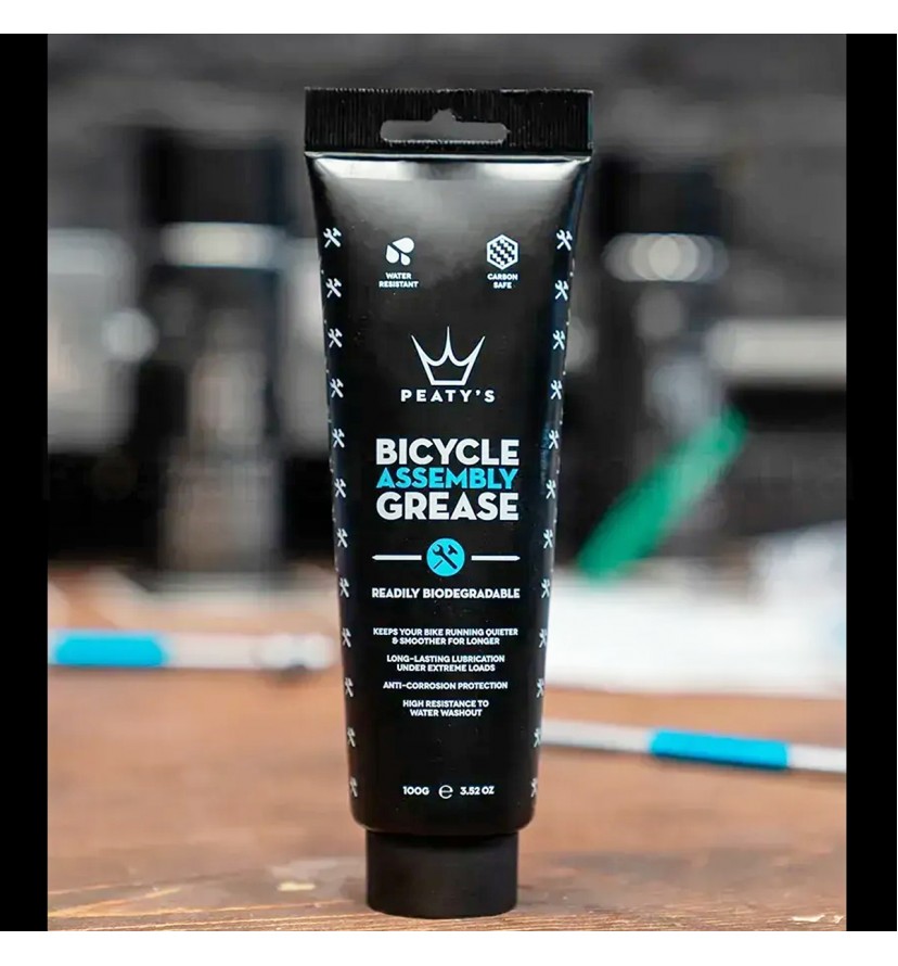 Мастило для рульових, кареток, болтів, осей Peaty's Bicycle Assembly Grease, 100 гр Мастило для рульових, кареток, болтів, осей Peaty's Bicycle Assembly Grease, 100 гр