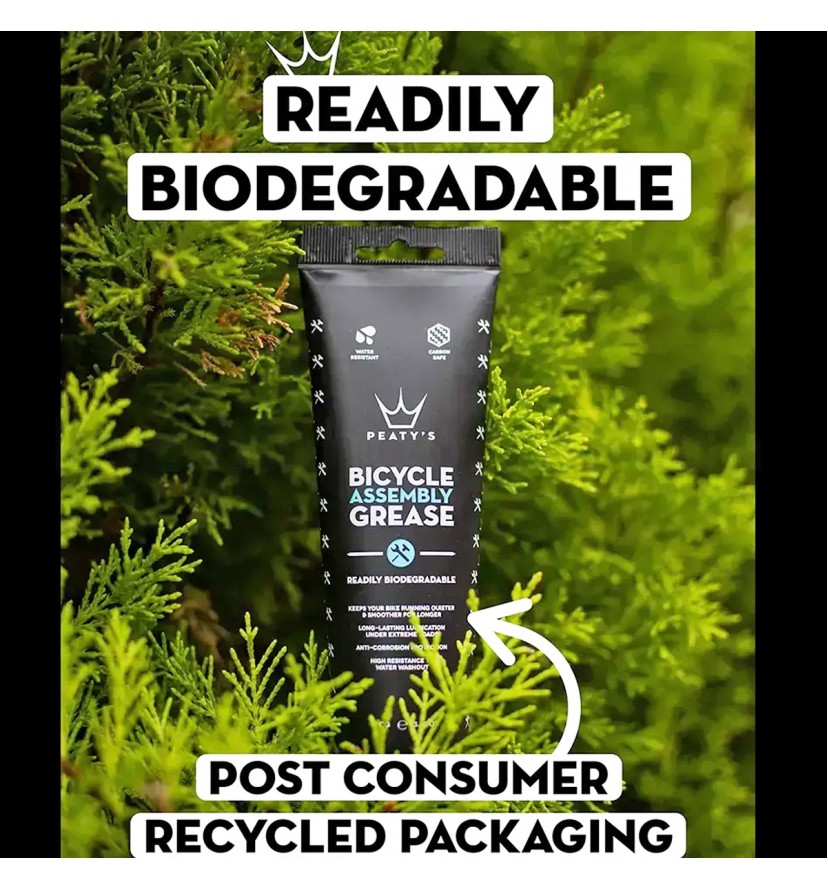 Мастило для рульових, кареток, болтів, осей Peaty's Bicycle Assembly Grease, 100 гр Мастило для рульових, кареток, болтів, осей Peaty's Bicycle Assembly Grease, 100 гр