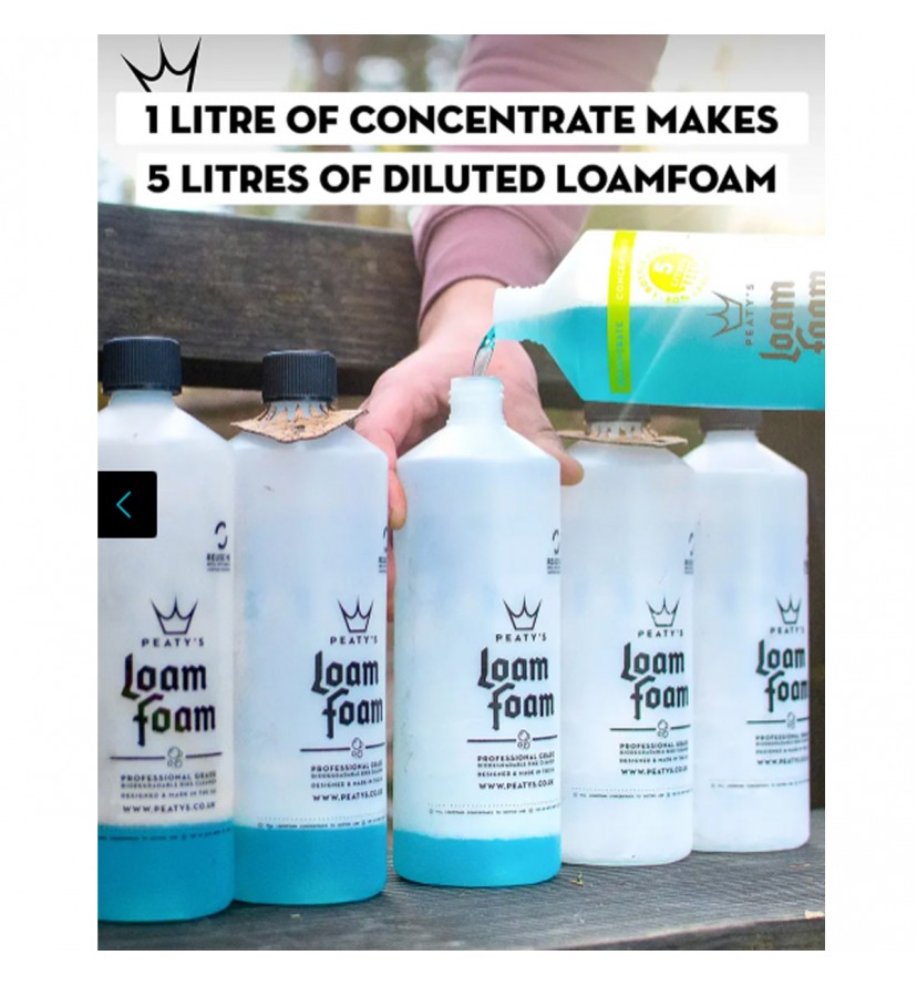 Шампунь для велосипеда Peaty's LoamFoam Concentrate Cleaner Шампунь для велосипеда Peaty's LoamFoam Concentrate Cleaner