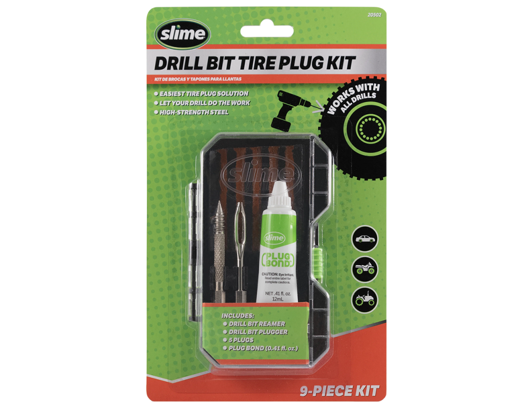 Ремкомплект для безкамерки Slime Tubeless Tire Plug Drill Bit Kit Ремкомплект для безкамерки Slime Tubeless Tire Plug Drill Bit Kit