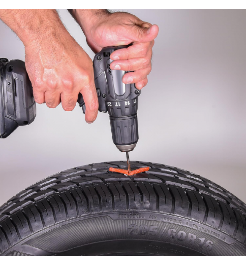 Ремкомплект для безкамерки Slime Tubeless Tire Plug Drill Bit Kit Ремкомплект для безкамерки Slime Tubeless Tire Plug Drill Bit Kit